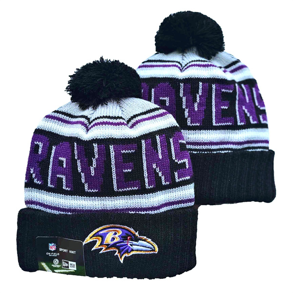 Baltimore Ravens Knit Hats 070